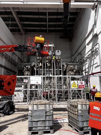 Transformer maintenance and installation work